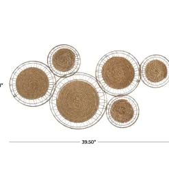 Natural Dried Bohemian Plates Wall Plaque-Kirkland's Home Outlet