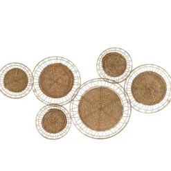 Natural Dried Bohemian Plates Wall Plaque-Kirkland's Home Outlet