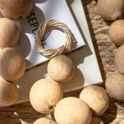 Natural Dried Gourd Garland-Kirkland's Home Online