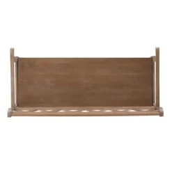 Natural Driftwood Fretwork Back Storage Bench-Kirkland's Home Online
