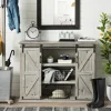 Natural Farmhouse Sliding Door Cabinet-Kirkland's Home Cheap