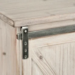 Natural Farmhouse Sliding Door Cabinet-Kirkland's Home Cheap