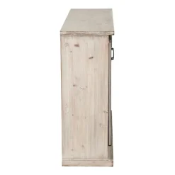 Natural Farmhouse Sliding Door Cabinet-Kirkland's Home Cheap