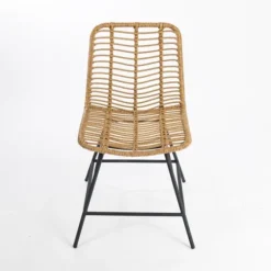 Natural Fishbone Rat Dining Chair-Kirkland's Home Online