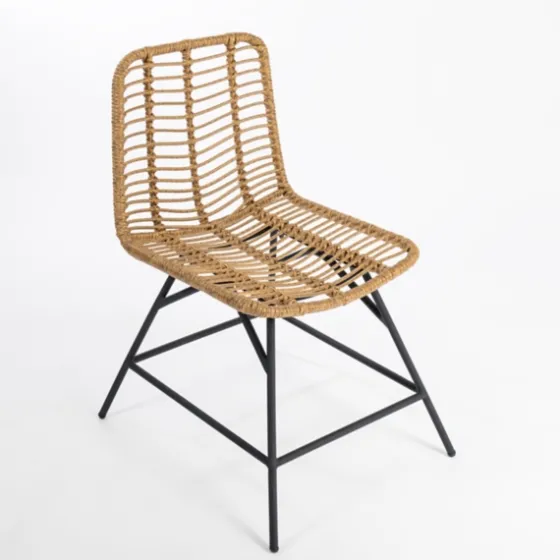Natural Fishbone Rat Dining Chair-Kirkland's Home Online
