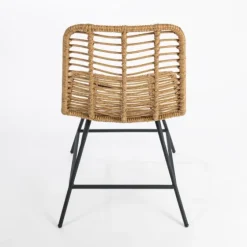 Natural Fishbone Rat Dining Chair-Kirkland's Home Online