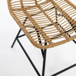 Natural Fishbone Rat Dining Chair-Kirkland's Home Online