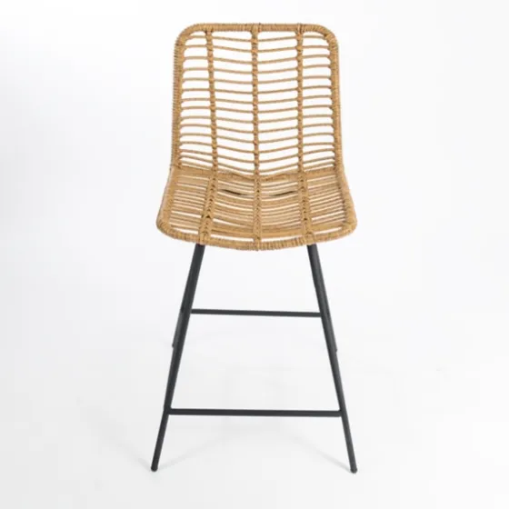 Natural Fishbone Rattan Counter Stool-Kirkland's Home Clearance