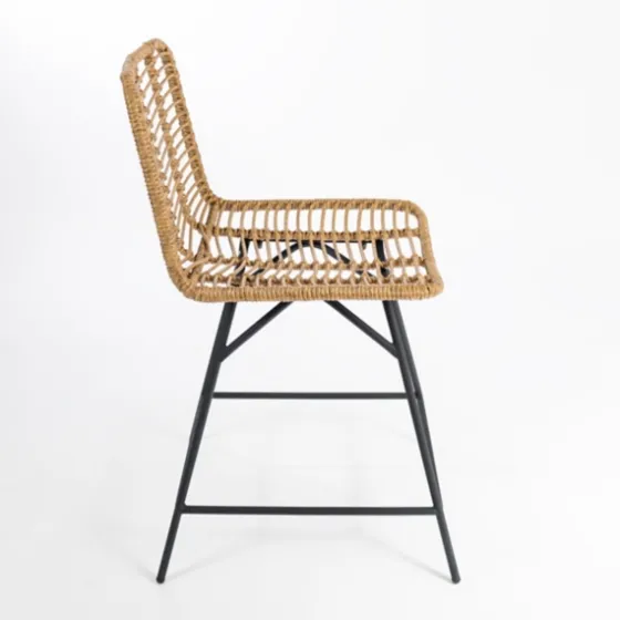 Natural Fishbone Rattan Counter Stool-Kirkland's Home Clearance