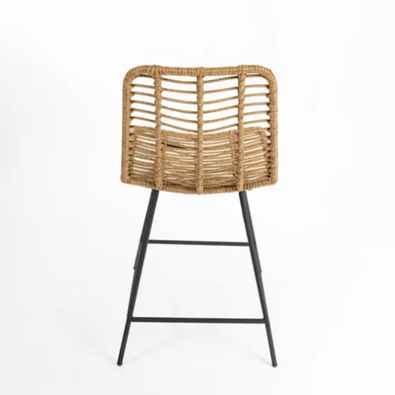 Natural Fishbone Rattan Counter Stool-Kirkland's Home Clearance