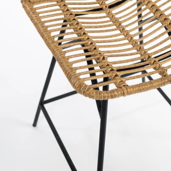 Natural Fishbone Rattan Counter Stool-Kirkland's Home Clearance