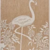 Natural Flamingo Indoor/Outdoor Area Rug, 5X7-Kirkland's Home Flash Sale