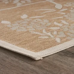 Natural Flamingo Indoor/Outdoor Area Rug, 5X7-Kirkland's Home Flash Sale