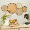 Natural Floating Disks Bamboo Wall Plaque-Kirkland's Home Store