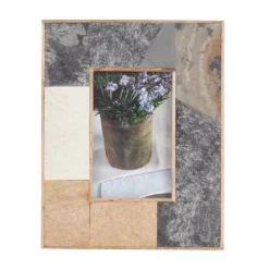 Natural Fractured Slate Picture Frame, 4X6-Kirkland's Home Online