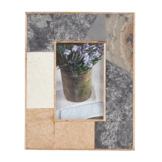 Natural Fractured Slate Picture Frame, 4X6-Kirkland's Home Online