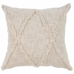 Natural Fringe Diamond Pillow, 20 In.-Kirkland's Home Hot
