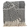 Natural Gray Tribal Wool Tassel Throw-Kirkland's Home Store