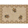 Natural Honeycomb & Bees Outdoor Accent Rug-Kirkland's Home Clearance
