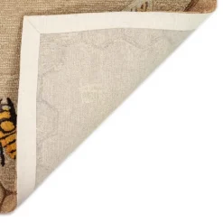 Natural Honeycomb & Bees Outdoor Accent Rug-Kirkland's Home Clearance