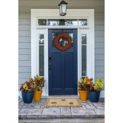 Natural Honeycomb & Bees Outdoor Accent Rug-Kirkland's Home Clearance