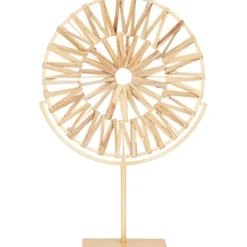 Natural Hyacinth Sunburst Sculpture-Kirkland's Home Cheap