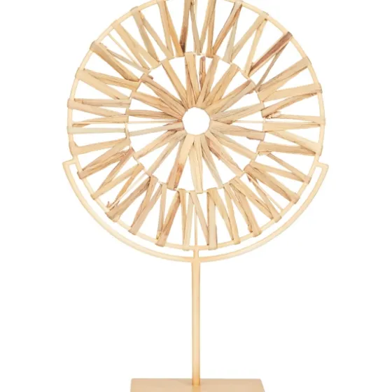 Natural Hyacinth Sunburst Sculpture-Kirkland's Home Cheap
