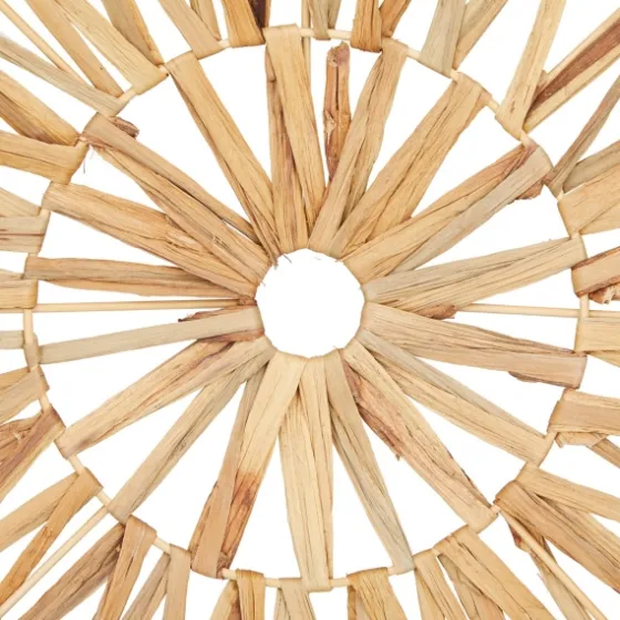Natural Hyacinth Sunburst Sculpture-Kirkland's Home Cheap