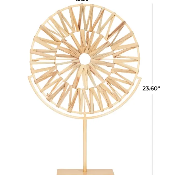 Natural Hyacinth Sunburst Sculpture-Kirkland's Home Cheap