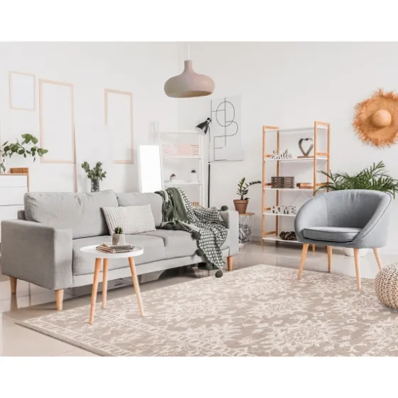 Natural Ivy Indoor/Outdoor Area Rug, 4X7-Kirkland's Home Fashion