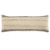 Natural Jute Braided Stripe Lumbar Pillow-Kirkland's Home Fashion