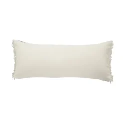Natural Jute Braided Stripe Lumbar Pillow-Kirkland's Home Fashion