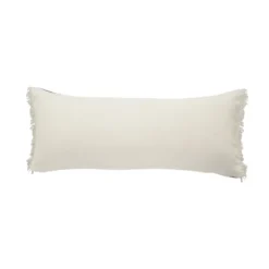 Natural Jute Braided Stripe Lumbar Pillow-Kirkland's Home Fashion