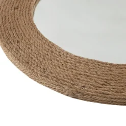 Natural Jute Round Wall Mirror-Kirkland's Home Flash Sale