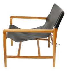 Natural Leather Sling Accent Chair-Kirkland's Home Cheap