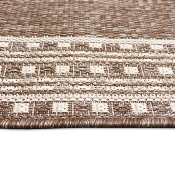 Natural Linear Macy Indoor/Outdoor Area Rug, 7X9-Kirkland's Home Hot
