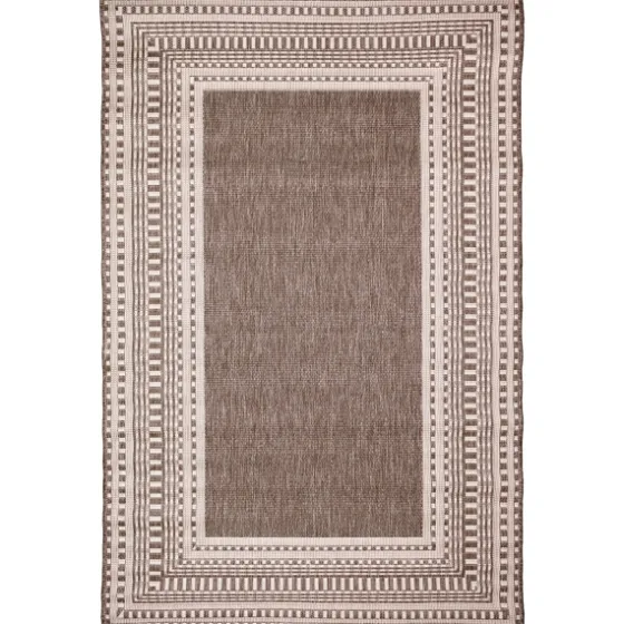 Natural Linear Macy Indoor/Outdoor Area Rug, 4X7-Kirkland's Home Online