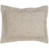 Natural Linen Down Hemstitched Lumbar Pillow-Kirkland's Home Online