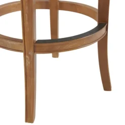 Natural Linen Upholstered Swivel Bar Stool-Kirkland's Home Hot