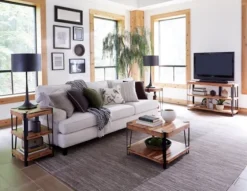 Natural Live Edge Acacia Wood Coffee Table-Kirkland's Home Online