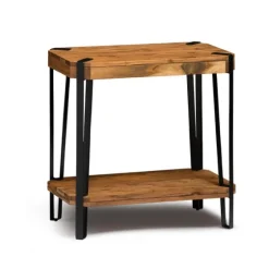Natural Live Edge Acacia Wood Accent Table-Kirkland's Home Discount