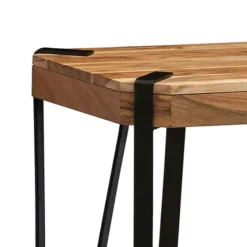 Natural Live Edge Acacia Wood Accent Table-Kirkland's Home Discount