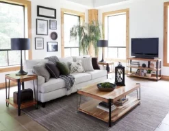 Natural Live Edge Acacia Wood Accent Table-Kirkland's Home Discount