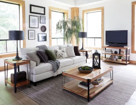 Natural Live Edge Acacia Wood Accent Table-Kirkland's Home Discount