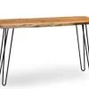 Natural Live Edge Hairpin Legs Console Table-Kirkland's Home Fashion