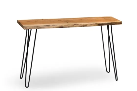 Natural Live Edge Hairpin Legs Console Table-Kirkland's Home Fashion