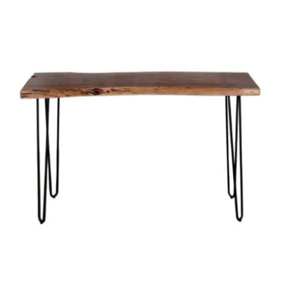 Natural Live Edge Hairpin Legs Console Table-Kirkland's Home Fashion