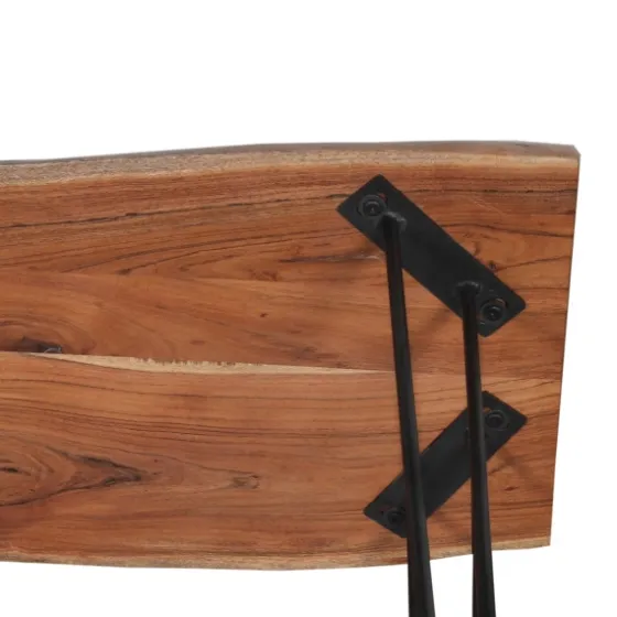 Natural Live Edge Hairpin Legs Console Table-Kirkland's Home Fashion