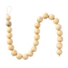 Natural Mango Wood Beaded Rope Garland, 52 In.-Kirkland's Home Clearance