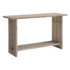 Natural Mango Wood Farmhouse Console-Kirkland's Home Shop